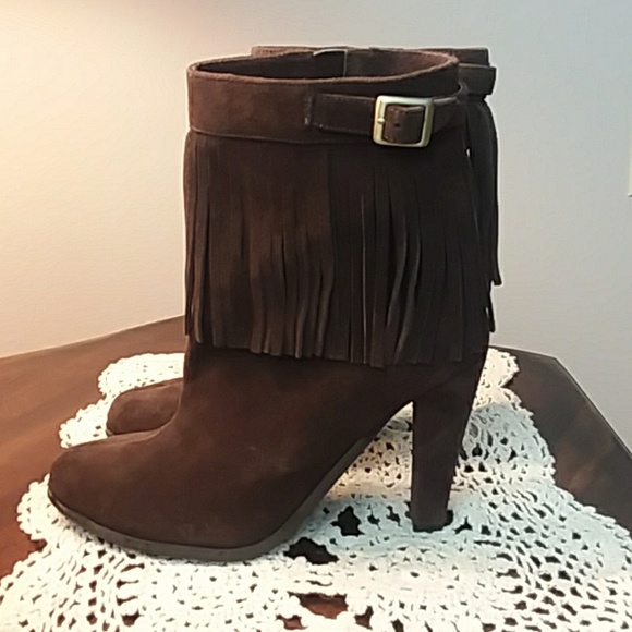 Colin Stuart Shoes - 🎉HP🎉Colin Stuart brown suede booties